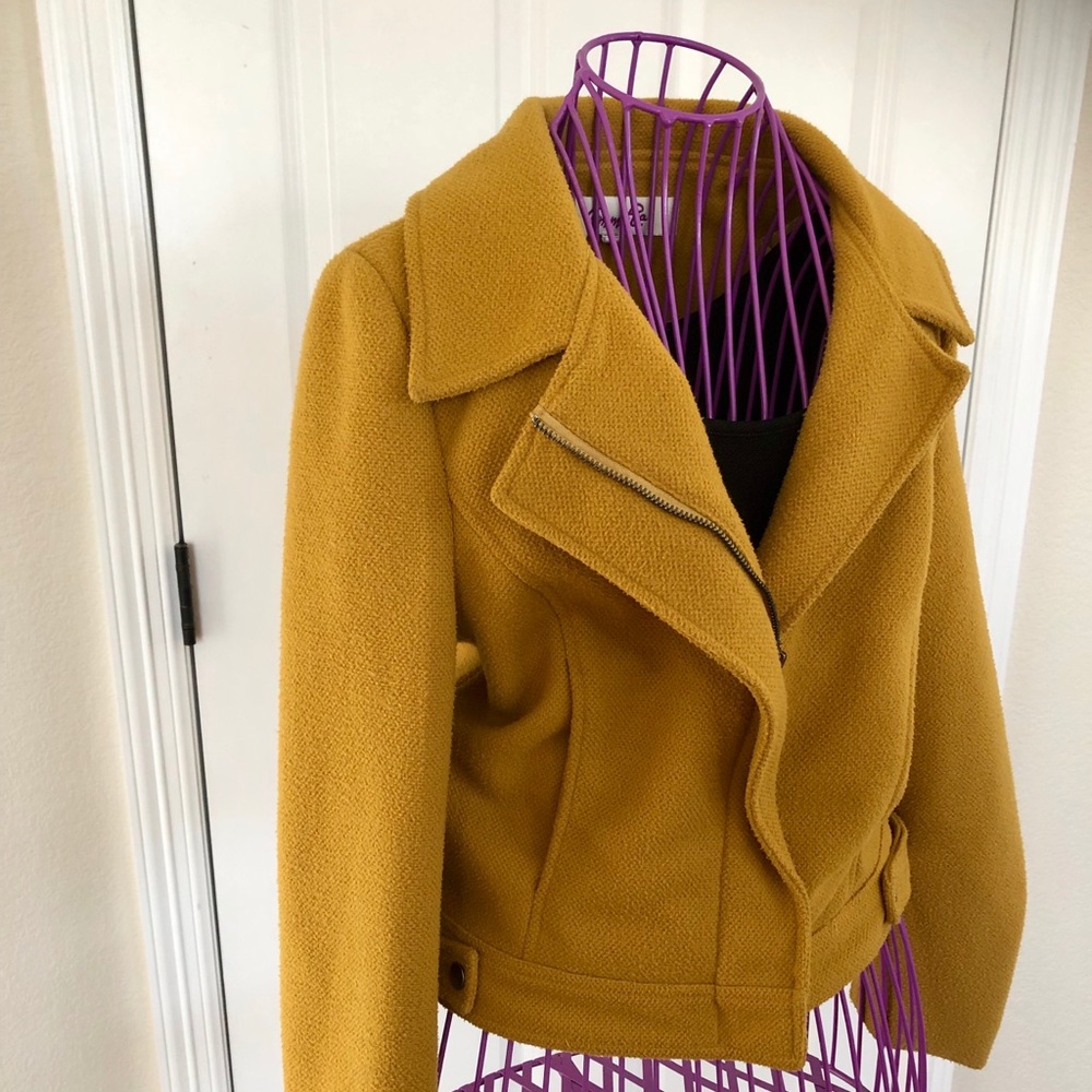Mustard yellow jacket